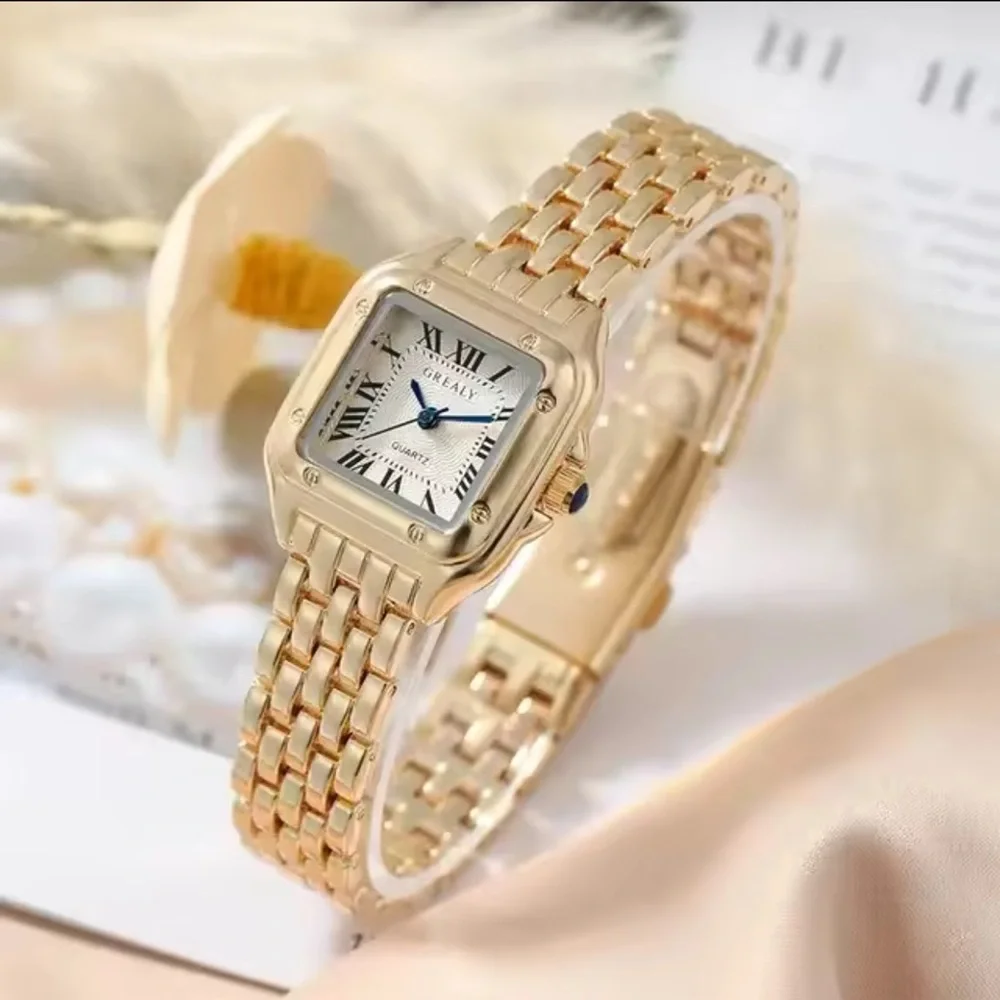 Panthere Classic Rectangle Stainless Steel
Gold Watch - Picture 8 of 9